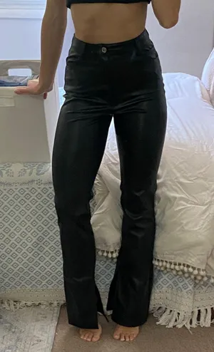 Zara leather pants thumbnail 1
