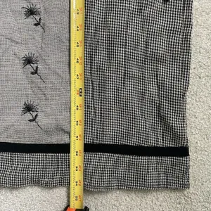 Carole Little Vintage Maxi Dress Gingham Embroidered Cottagecore Cotton Size 14 thumbnail 11