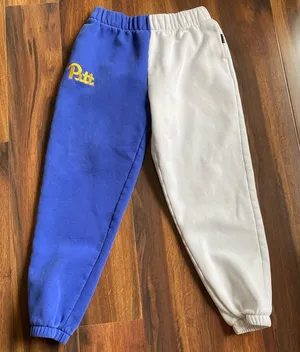 Hype and Vice Pitt Color Block Thick Sweatpants Joggers M thumbnail 1