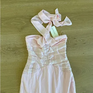 Outcast Clothing Strapless Maxi Dress Bella Size M Light Pink thumbnail 2