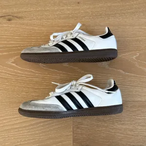 adidas Samba OG Sneakers Size 5 Womens in White Brown Grey thumbnail 3