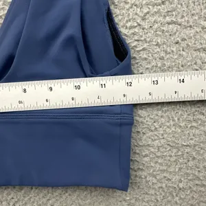 Lululemon Align V Neck Sports Bra Pitch Blue Athletic Athleisure Women's 6 thumbnail 4