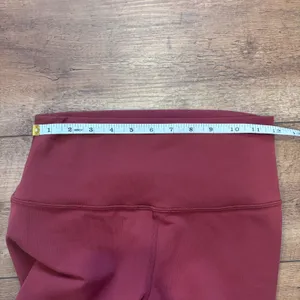 Alo Yoga High-Waist Airbrush Legging Burgundy Small 28.5" Inseam Activewear Yoga thumbnail 6