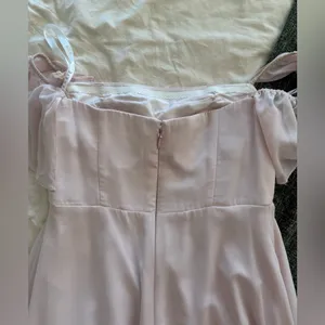 Azazie Sue Dress in Blushing Pink (Size A8) thumbnail 13