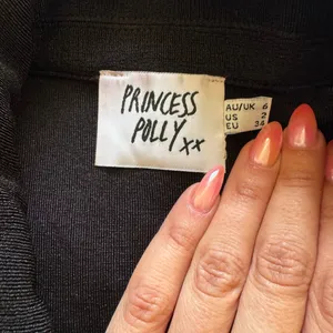 Princess Polly Party Time Mini Dress Black thumbnail 3