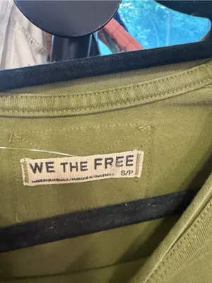 NWOT Free People We The Free Protagonist Long Sleeve - Mossy moss Green - S *IR* thumbnail 12