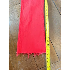 Mother Superior The Hustler Ankle Fray Jeans Womens Mars Red Size 28 1117-544 thumbnail 8