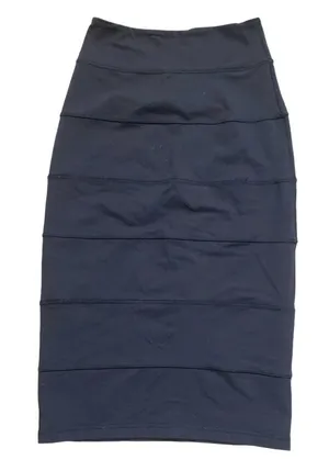 lululemon athletica yoga over Black Panel bodycon Pencil Skirt thumbnail 1