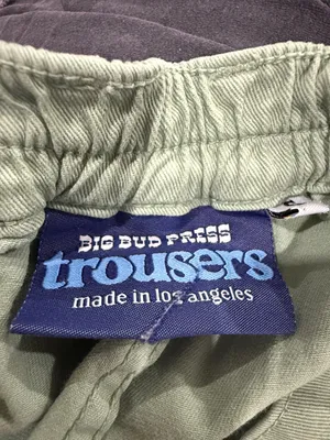 Big Bud Press Trousers in Sage Green Size Small thumbnail 4