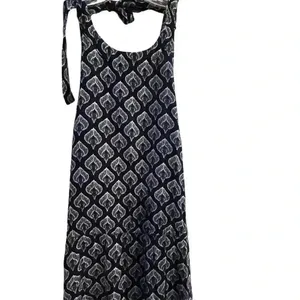 Roxy Women's Sleeveless Maxi Dress‎ Navy/White Pattern Size S Casual thumbnail 2
