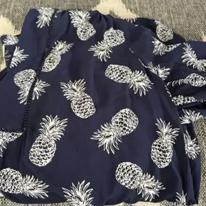 LOFT Pineapple Long Sleeve Blouse Small thumbnail 5