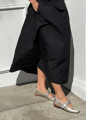 Dolce Vita Silver Flats Size 9 thumbnail 1