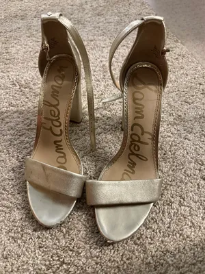 Sam Edelman Gold Heels thumbnail 4