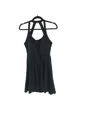 Halara SoftlyZero Airy Backless Twisted InstantCool Dress-Easy Peezy Black L thumbnail 4