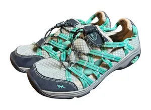 Chacos Outcross Evo 1 Womens 7 Water Hiking Shoes Gray Teal J105368 Gorpcorp thumbnail 1