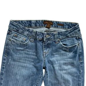 Womens Vintage Aero Aeropostale Distressed Stretch Boot Bootcut Jeans - Sz 3/4 thumbnail 2