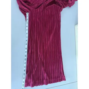 Anthropologie Maeve Burgundy Purple-Pink Ribbed Sonata Wide-leg Jumpsuit 6 thumbnail 8