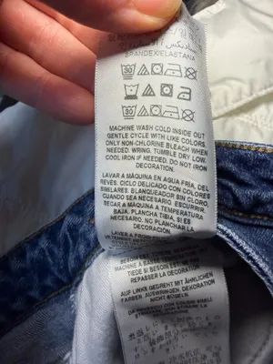 Guess Y2K asymmetrical jean mini skirt raw hem size large. thumbnail 6