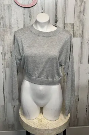 H&M gray sweater size small thumbnail 1