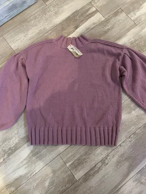 Brand New Balloon Sleeve Mock Neck Sweater thumbnail 1