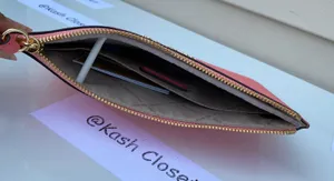 MK JST XL Zip Wristlet Clutch - Grapefruit thumbnail 7