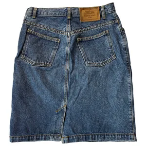 Vintage Calvin Klein 90s Denim Mini Skirt Made in USA thumbnail 7