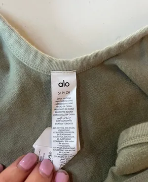 Alo Light Green Tank thumbnail 3