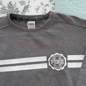 PINK Victoria’s Secret Gray Crewneck thumbnail 4