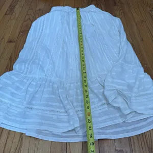 Tuckernuck White Lace Beatrice Romantic Maxi Skirt Size‎ XS thumbnail 6