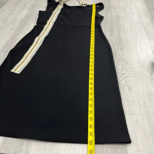 Lauren Ralph Lauren Black Sleeveless Halter Striped Star Artsy Long Flowy Dress thumbnail 9