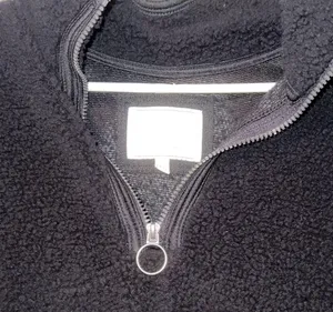 cozy sherpa quarter zip pullover Black Size M thumbnail 2