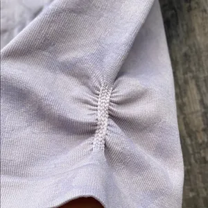 Woman’s Small Gymshark Lavender Bike Shorts with Seamless Waistband Outdoors thumbnail 3