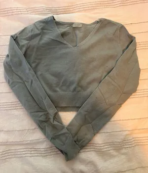 John Galt Cropped long sleeve top thumbnail 1