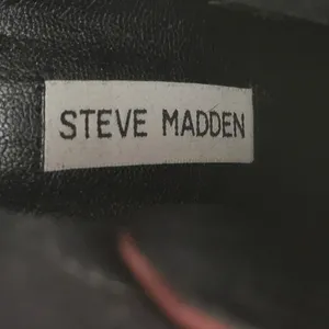 Steve Madden Women's Boots 7.5 Raspy Burgundy Wine Nubuck Suede Platform Lace Up thumbnail 8