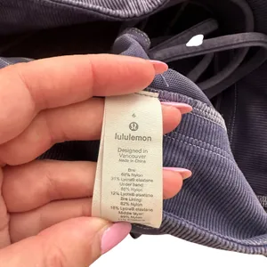 LULULEMON Free To Be Sports Bra Midnight‎ Orchid Sz 6 thumbnail 4