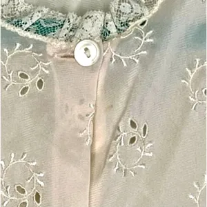 VTG 1950s Eastern Isles Light Pink Nylon Lace Nightgown Size M thumbnail 5