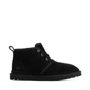 UGG Neumel‎ chukka boots in black suede leather shearling lined women's size 8 thumbnail 2