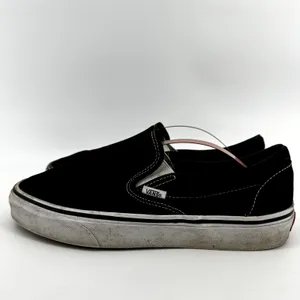 Vans Asher Platform Slip On Sneaker Low Top Classic Canvas Skater Black W9 M7.5 thumbnail 4