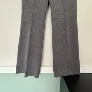 Y2K Express Flare trousers low rise gray color block size 0 thumbnail 5