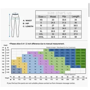 NWT Heathyoga Black High Waisted Yoga Workout Tummy Control Leggings Pants - XXL thumbnail 4