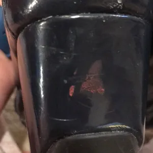Marc Fisher Navy patent leather wedges thumbnail 6