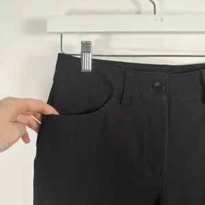Lululemon City Sleek‎ Wide Leg Pants Black Full Length Commuter Office Womens 27 thumbnail 3
