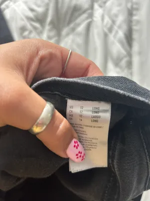 American Eagle Distressed Black Jeans thumbnail 2