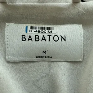 Aritzia Babaton Gilroy Bomber Jacket Sz M Fox Print Abstract Zip Up thumbnail 4