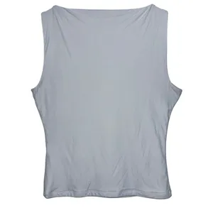 Abercrombie & Fitch Gray Modal Blend Sleeveless Boat Neck Blouse Womens Size M thumbnail 3