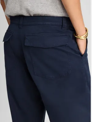 MADEWELL Darted Barrel Leg Pants Classic Navy Comfort Stretch size‎ 26 NS282 thumbnail 4