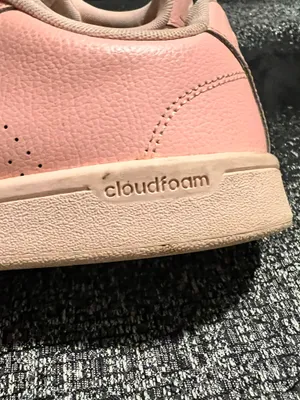 Womens sz7 Adidas Cloudfoam Advantage Pink Low Top Tennis Shoes thumbnail 8
