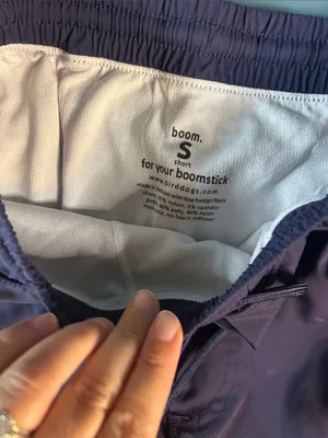 Birddogs Women's Navy Blue Athletic Drawstring Shorts | Size Small Purple thumbnail 3