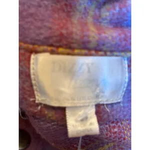 Dizzy‎ Lizzie Plaid Shacket Purple Orange Button Down Shirt Jacket Small thumbnail 5