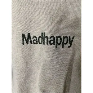 Madhappy classic cropped 100% cotton sweatshirt crew neck women's small thumbnail 3